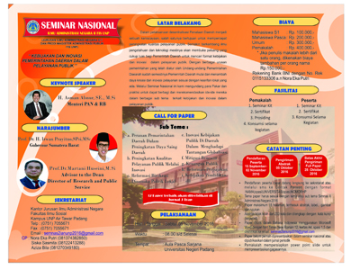 SEMINAR NASIONAL ILMU ADMINISTRASI NEGARA II 